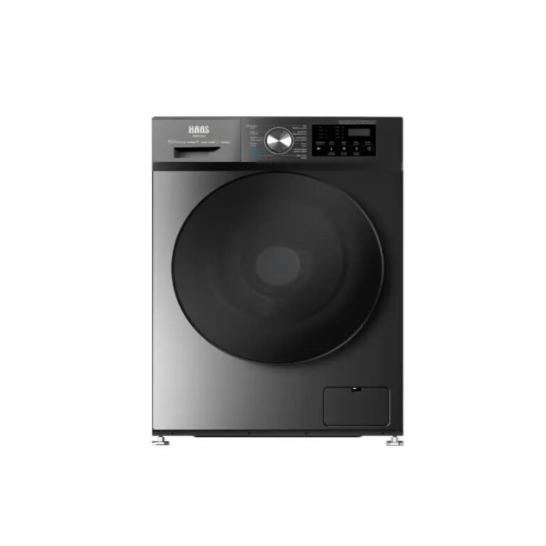 غسالة هاس تعبئة أمامية 10كيلو انفرتر – تيتانيوم