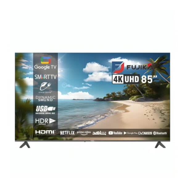 شاشة 85 بوصة فوجيكا سمارت 4K UHD - Google TV