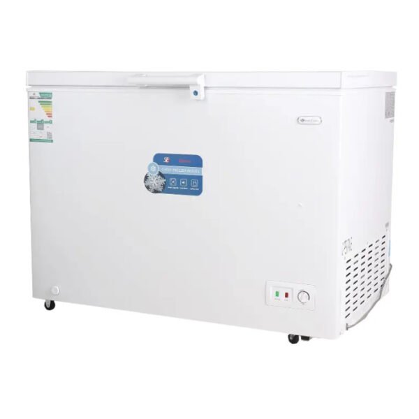 فريزر سطحي سمارت اليكتريك 11.2 قدم - أبيض