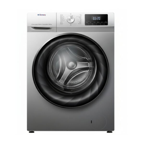 غسالة أمامية 10 كيلو ستار واي تنشيف 100% - فضي