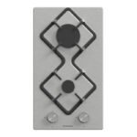 مسطح غاز ستار واي 2 شعلة 30 سم - ستيل