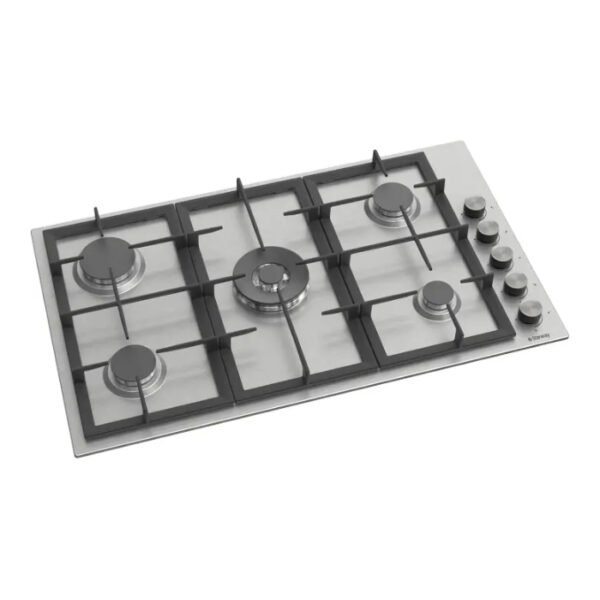 سطح ستار واي غاز 90 سم 5 شعلة - ستيل