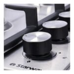 سطح ستار واي غاز 90 سم 5 شعلة - ستيل