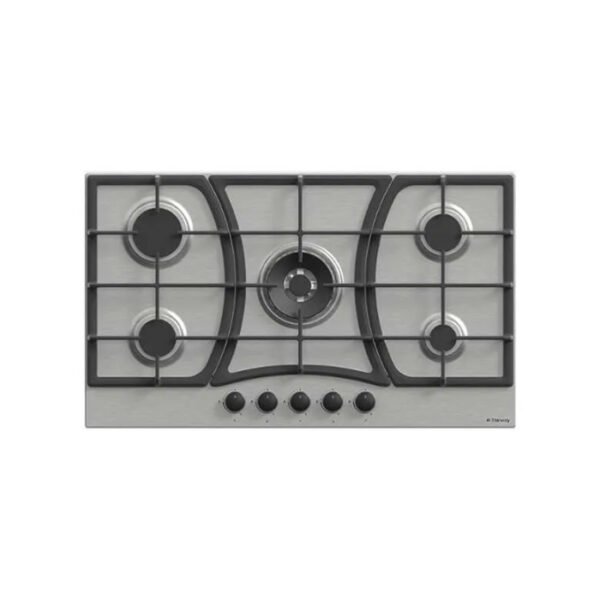 مسطح غاز بلت ان 5 شعلة ستار واي 90 سم - ستيل