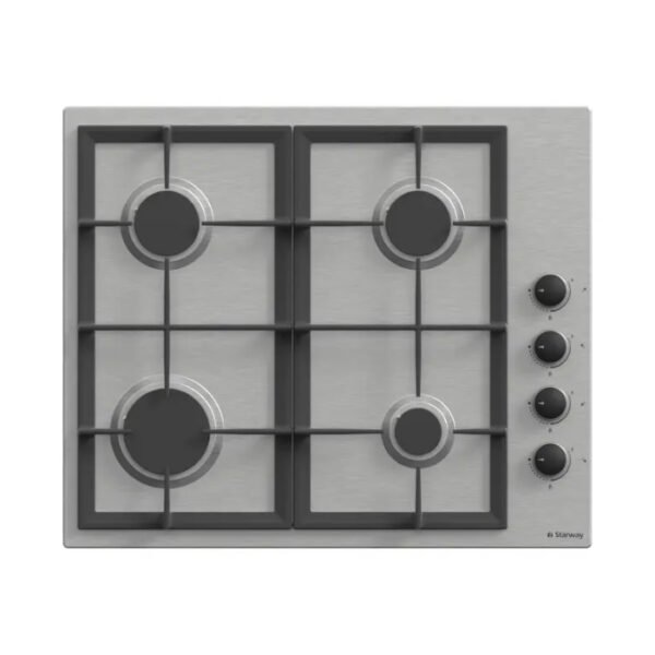 سطح بلت ان ستار واي 4 شعلة غاز 60*60 سم - ستيل