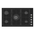 مسطح غاز بلت ان ستار واي 5 شعلة 60*90 سم - اسود