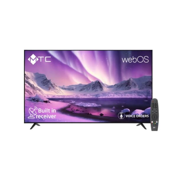 شاشة 75 بوصة MTC سمارت 4K UHD - QLED WebOS