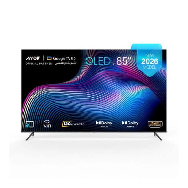 شاشة ارو سمارت 85 بوصة Google TV - 4K UHD - QLED